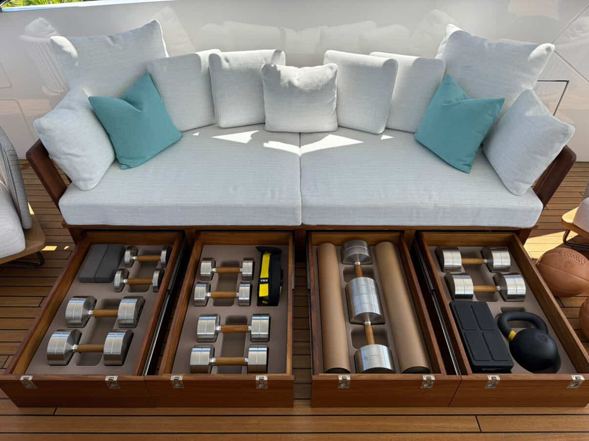 Yacht gym — interior