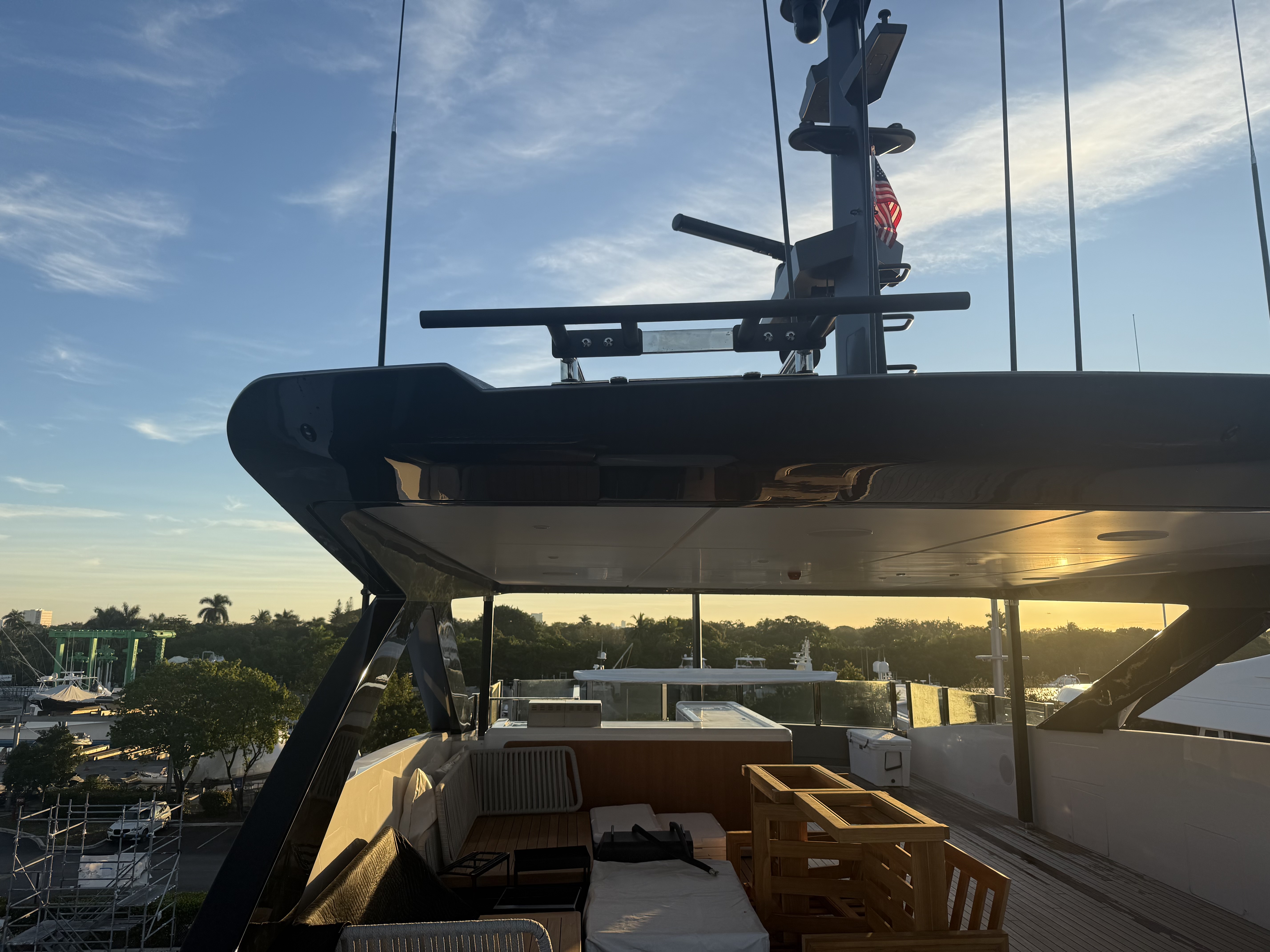 Yacht gym — full view