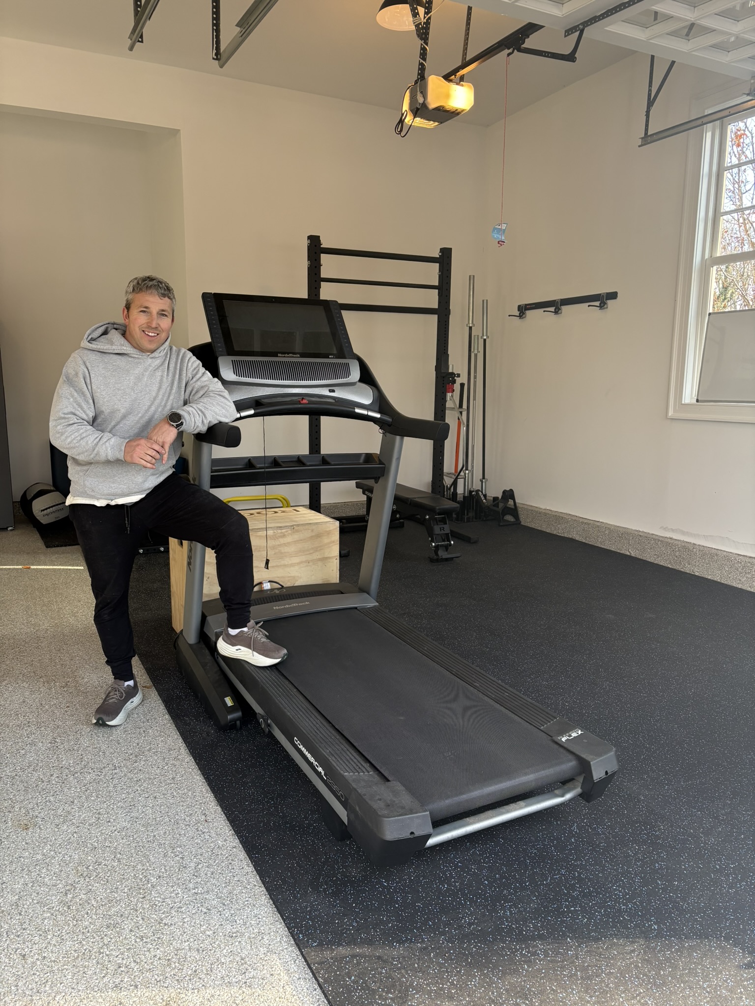 Oyster Bay Cove treadmill and strength equipment
